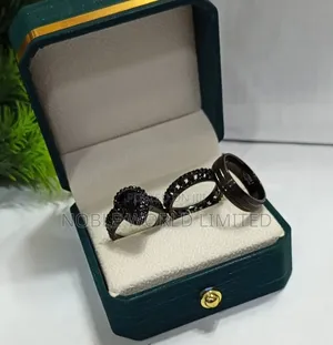 Titanium Steel Black Rings