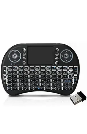 Wireless Mini Keyboard With Light and Touch Pad