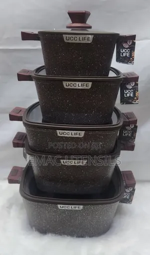 UCC LIFE Quality Induction Marble Granite Cookware