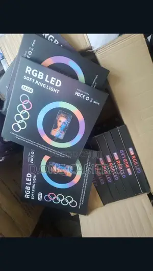 RGB LED Ring Light MJ36 Big Face (14 Inch) With Stand