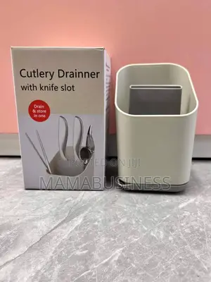 Cutlery Drainer With Knife Slot