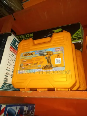 Ingco Battery 20volts Drilling Machine With Accessories