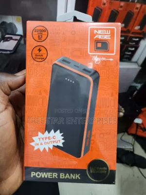 New Age 22500 Mah Power Bank. New Age Power Bank 22500mah