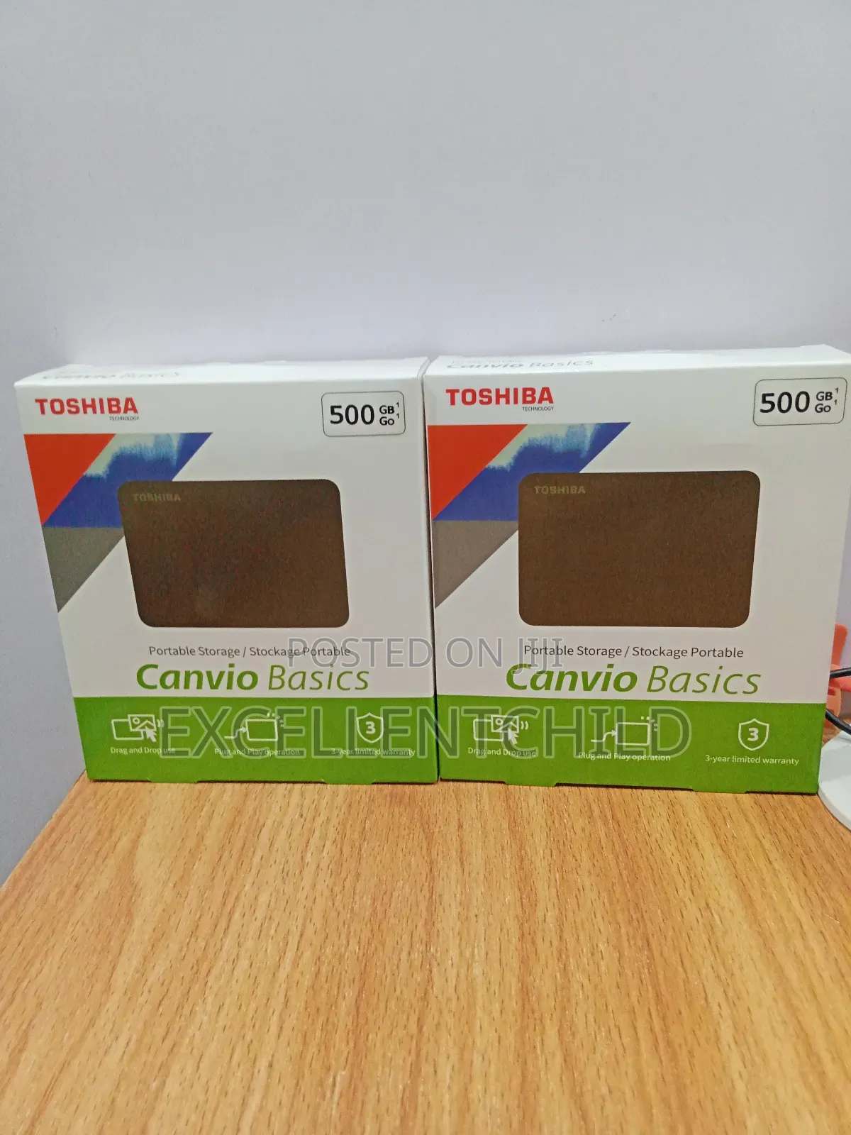 500gb Toshiba Canvio Basics