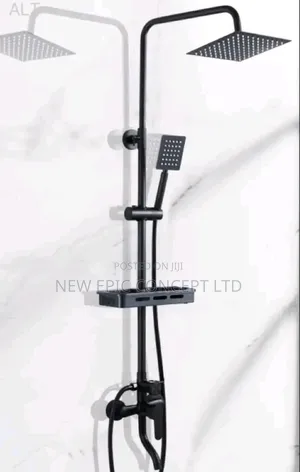 Italian Black Standing Shower