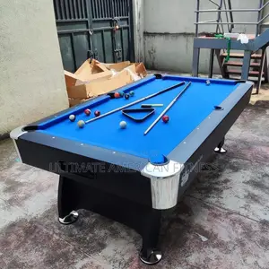 Green Felt Snooker Pool Table With All The Accessories