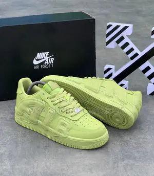 Cactus Plant Flea Nike Air Force 1 Neon Green Sneakers