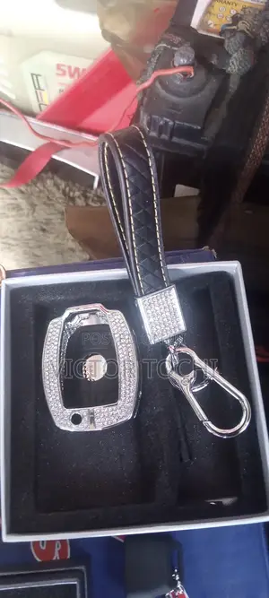 Diamond Crystal Mercedes Benz Key Pouch