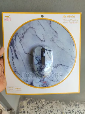 Winx Zoe Marble Wireless Mouse and Mouse Pad Bundle