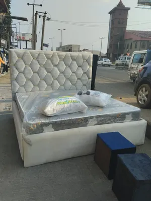 Bed Frame 6x6ft and Mattress