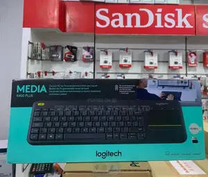 Logitech Plus Wireless Keyboard Built-in Touchpad