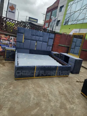 Quality 6by6 Complete Set Of Upholstery Padded Bed
