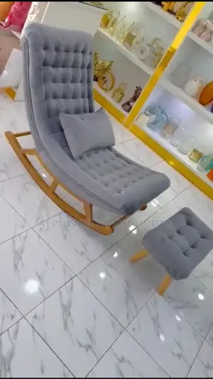 Rocking Chair With a Foot Stool
