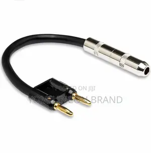 HOSATECH BNP-116BK Speaker Adapter Hosa 1/4 in TS