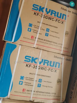 Brand New Inveter Skyrun Ac 1hp.100%Copper. With Free Installation Kit