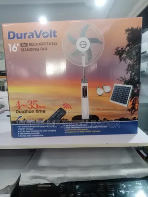 Duravolt 16" 3in1 Rechargeable Fan