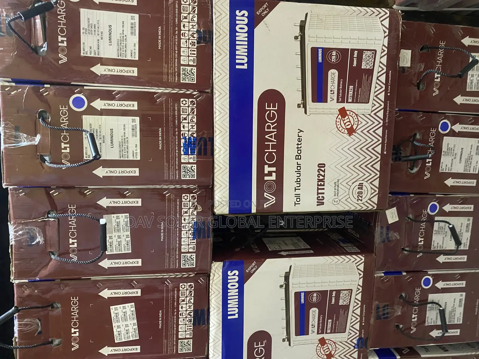 220ah Luminous Voltcharge Solar Battery