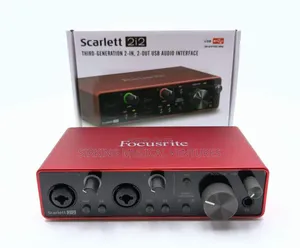 Focusrite Scarlett 2i2 Sound Card 2 Input
