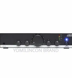 Audac Com108 Public Address Amplifier 80w At 70/100v