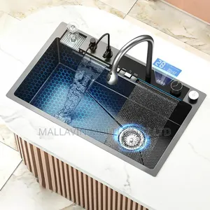 Led Black Modern Kitchen Sinks