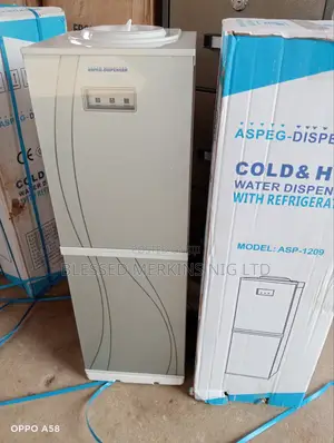Aspeg Water Dispenser With Fridge and Child Lock