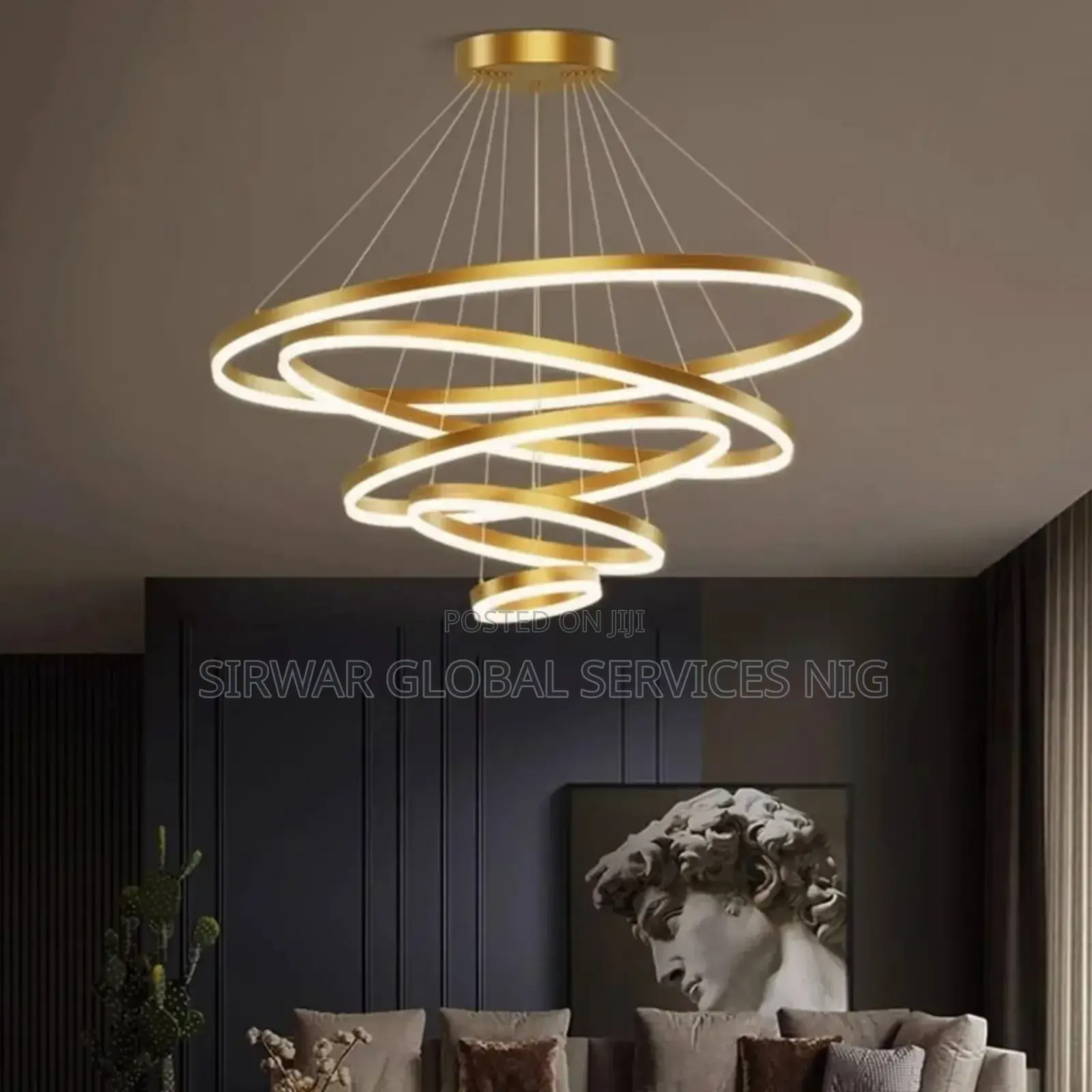 5 Step Drop Chandelier