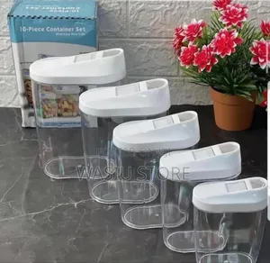 10pcs Cereal Container Set (5 Containers + 5 Covers)