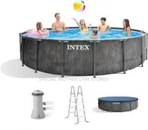 16ft Round Intex Swimming Pool Complete Set