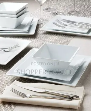 The CELLAR 12 Pc. Square Dinnerware Set(Imported)