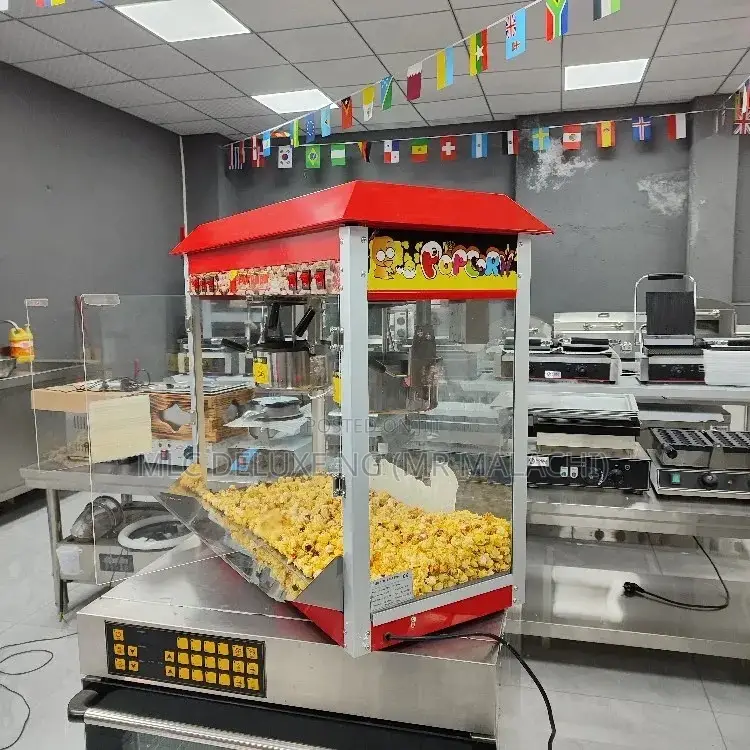 Popcorn Maker With Double Pots /Electric Popcorn Machine