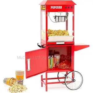 Electric Popcorn Machine With CART/Popcorn Maker With Wheels