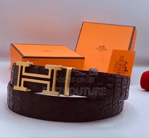 Original Hermes Leather Belts Available in Store