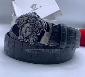 Original VERSACE Leather Belts Available in Store