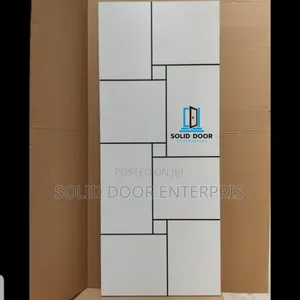 A Perfect White HDF Door With Frame