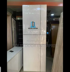 A Perfect White HDF Door With Frame