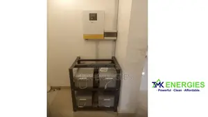 5kva Solar Soution With 4 Block Battery And 8 Solar Panels