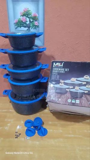 10pcs MBH GALAXY Granite Cookware/Pot Set