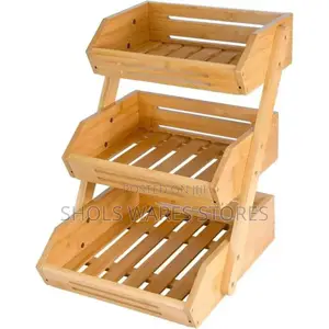 3tier Bamboo Fruit and Vegetable Rack