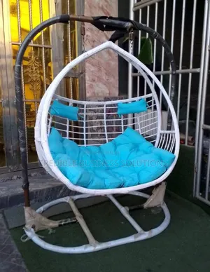 Double Seater Indoor/Outdoor Swing Rattan Chair.