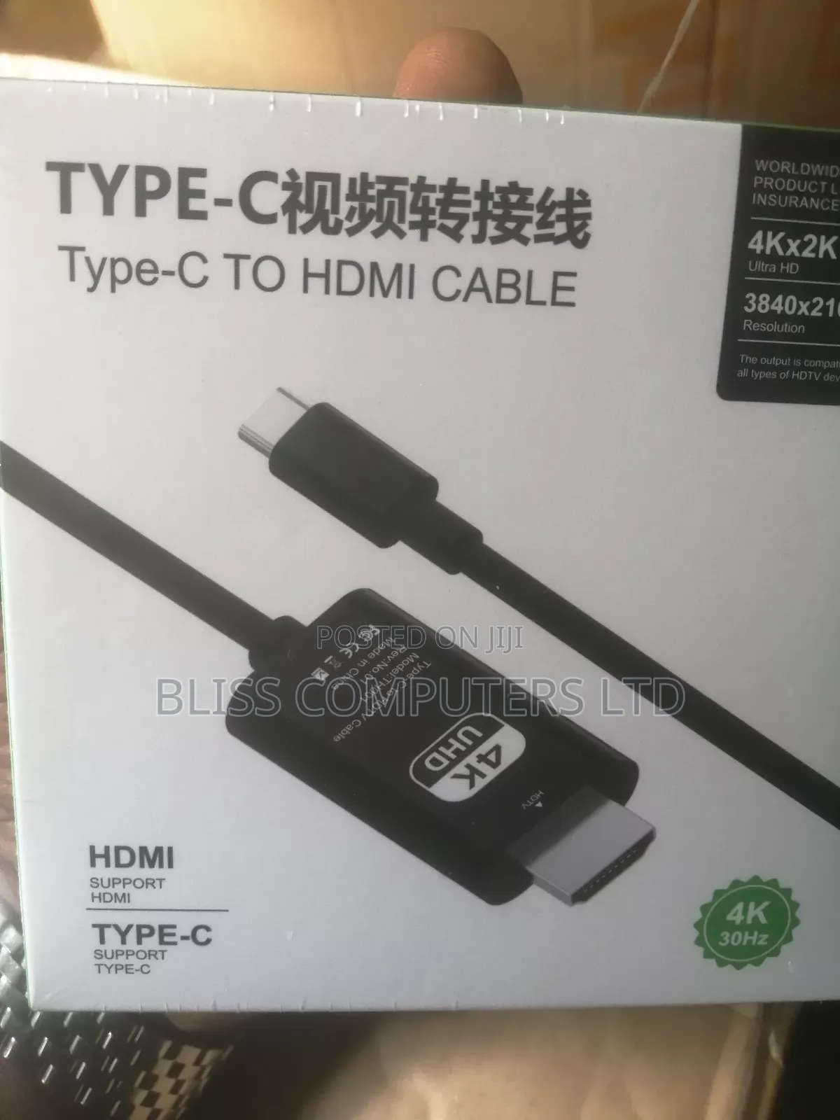 Type-C to Hdmi Cable