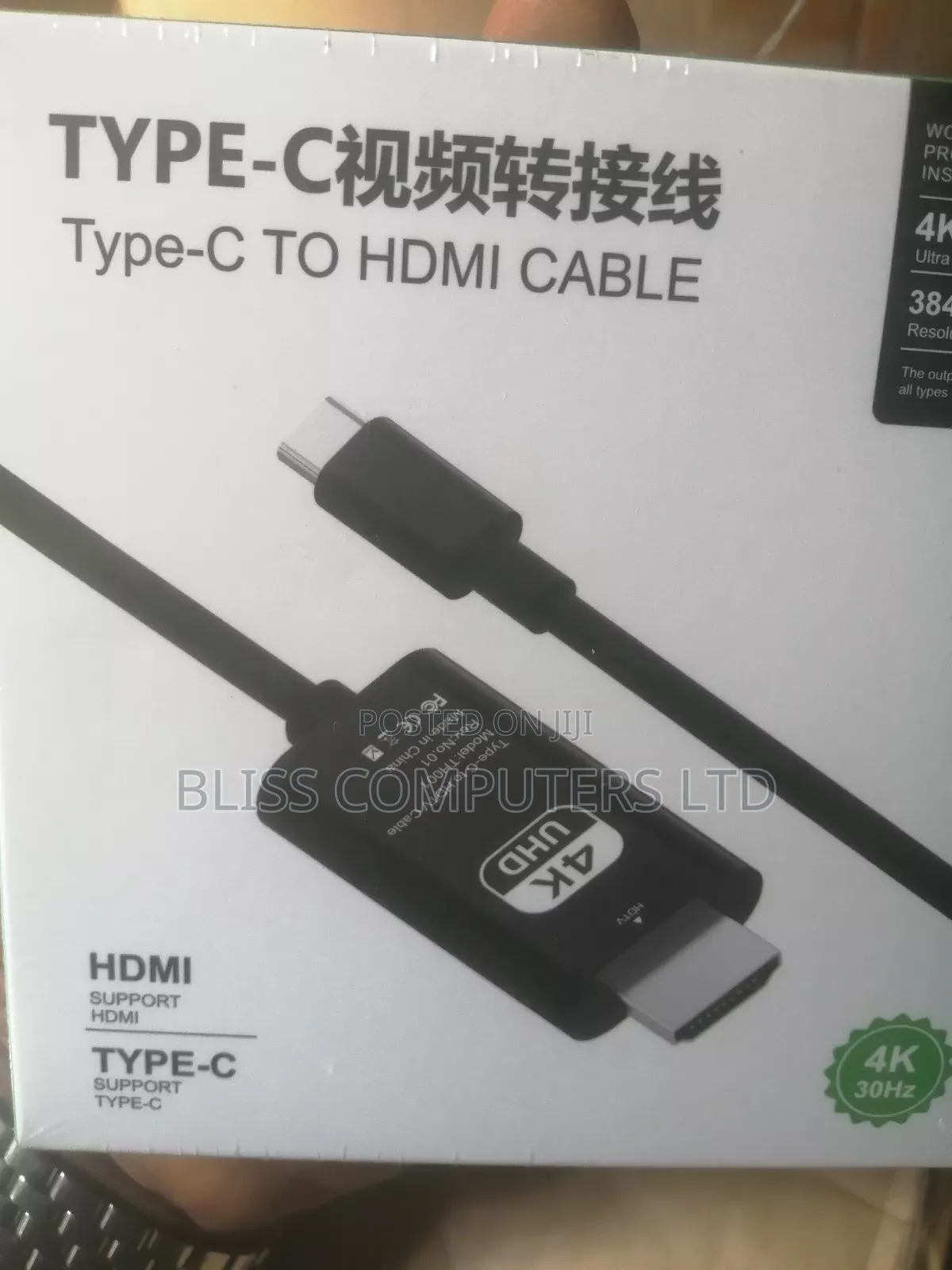Type-C to Hdmi Cable