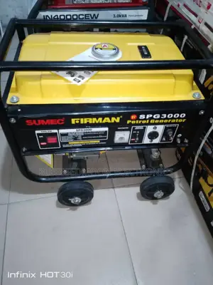 Sumec Firman Cooper Coil Generator 4.5kva With Tyres