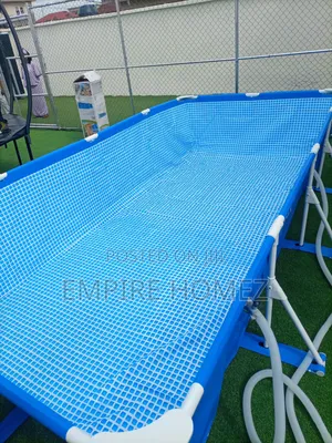 Metal Frame Rectangular Frame Pool Set - 15 X 7 X 3