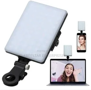 Selfie Led Cube Light With Clip. Selfie Led Cube Light.