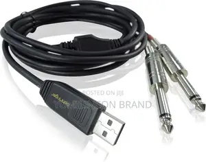 Behringer LINE 2 USB Stereo 1-4" Line in to USB Interface Ca