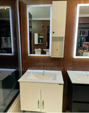 60cm Pvc Cabinet Basin With Led Mirror Cabinets