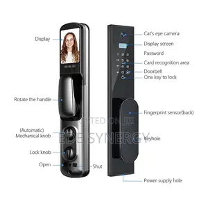 Biometric Intelligence Smartlock, Smart App, Card , Passcod