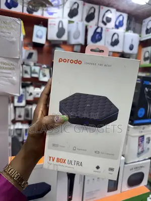 Porodo TV Box Ultra High-Speed Media Streaming