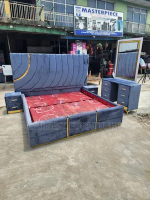 Quality 6by6 Complete Set Of Upholstery Padded Bed