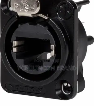 Neutrik NE8FAV - Vertical PCB Mount RJ45 Receptacle